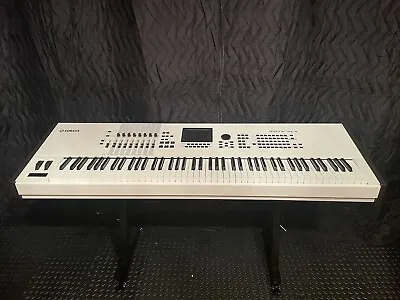 Yamaha 40th Anniversary White MOTIF XF8-88 Weighted Key Synthesizer Workstation! • $2500
