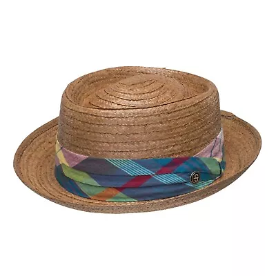 Stetson Madrigal Coconut Straw Porkpie Hat • $69.99