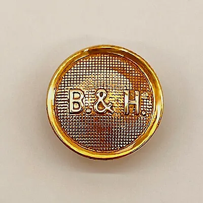 B&H Filler Cap – Brass –  Polished Top – New Old Stock – Fits Rayo-Style Lamps • $8.99