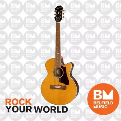 Epiphone EJ-200 Coupe Acoustic Guitar Vintage Natural - EEJPVNGH3 • $1099