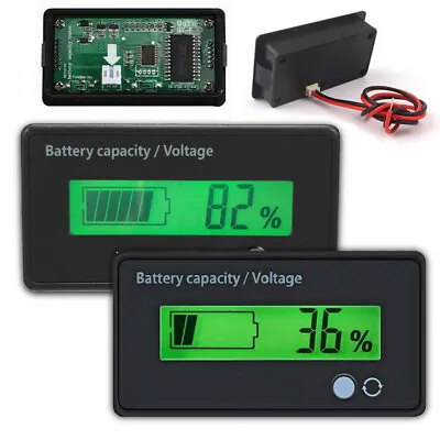 12V-72V LCD Display Volt Monitor Battery Capacity Digital Voltmeter Voltage • $6.89