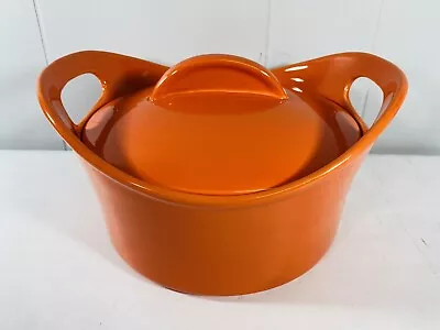 Rachel Ray Orange 2.75 Qt Casserole Baking Roasting Dish Pan With Lid Cover • $19.99