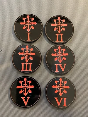 £9.50 • Buy Warhammer 40k Chaos Knights. Renegade Knights, Objective Markers