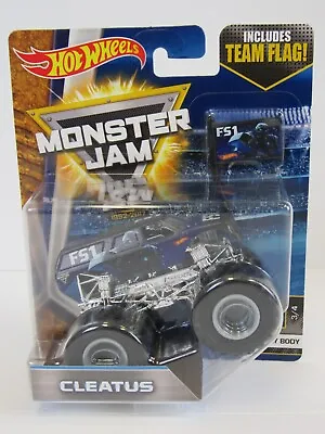 $22.95 • Buy Hot Wheels 2017 Monster Jam 1:64 Cleatus X-Ray Body  MOC JR414