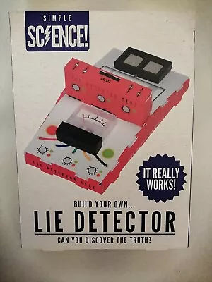 £9.99 • Buy Simple Science  SECRET AGENT LIE DETECTOR KIT Build Your Own 