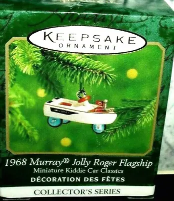 Jolly Roger Flagship`2000`Miniature-1968 Murray 6Th In SeriesHallmark Ornament • $7