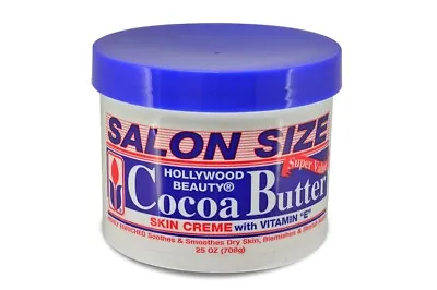 Hollywood Beauty Cocoa Butter Skin Creme With Vitamin E - SALON SIZE 25oz (708g) • £15.99