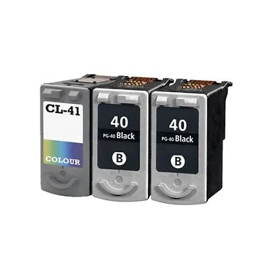 3 Remanufactured Ink Cartridge For Canon MP460 MP470 MX300 MX310 PG40 CL41 • $53.76