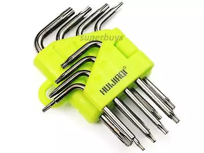 $21.95 • Buy 8pcs Set Security Torx Wrench Allen Key T5 T6 T7 T8 T9 T10 T15 T20 Tool Kit