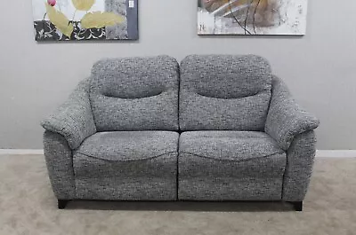 G Plan Jackson Remco Slate Fabric Power Reclining 3 Seater Sofa • £895