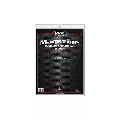 100 Count Pack  Storage Protector Magazine Sleeves Standard Regular Size Bags • $15.53