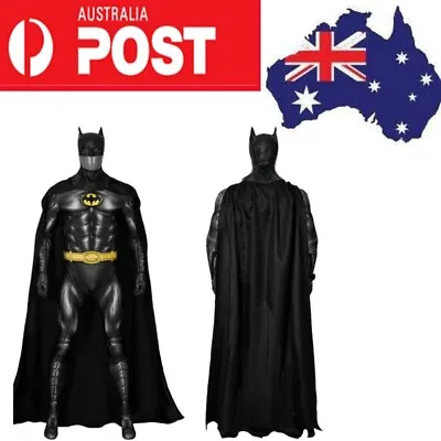 The Flash Movie Michael Keaton Batman Costume Cosplay Outfits Adult Halloween AU • $45.28