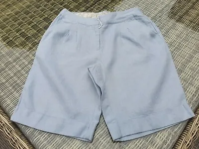 Boden Size 6 Pale Blue Lottie Linen Shorts-G1 • $21.12