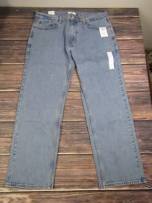 Denizen Levi's NEW NWT Mens 285 Relaxed 36x30 Light Blue Denim Jeans Straight • $19.99