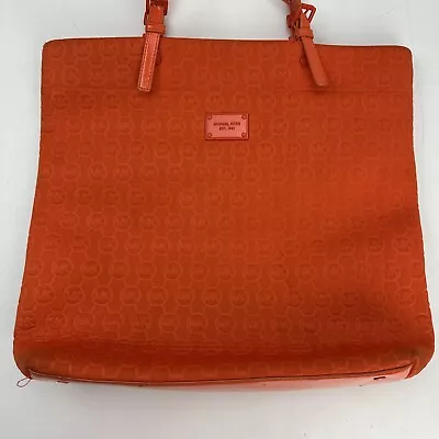 Michael Kors Orange Tote Bag Purse 16  X 13  Handbag • $44.99