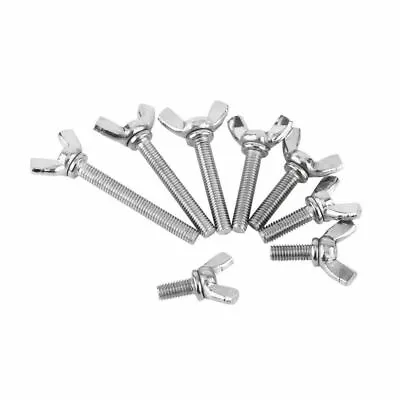 M4 M5 M6 M8 M10 A2 304 Stainless Steel Wing Bolts Nut Butterfly Screw DIN316. • £3.29