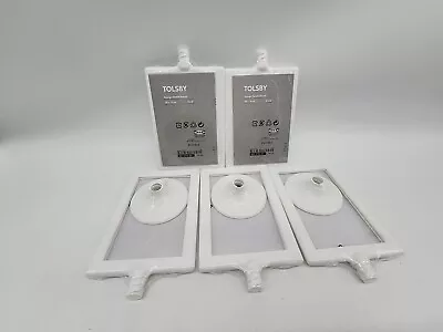 Lot Of 5 IKEA Tolsby Double-Sided White Pedestal Picture Frames 4x6  - NEW • £33.77