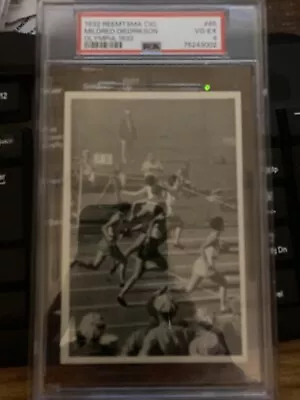 1932 Reemtsma Mildred Babe Didrikson Olympic Card A Beauty  • $149