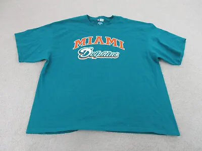 $15.10 • Buy Miami Dolphins Shirt Adult 3XL XXXL Green Football Outdoors Athletic Mens A40