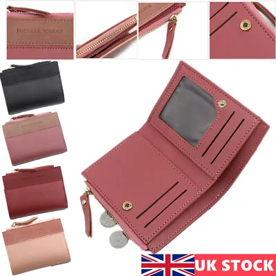 Women Ladies Short Small Money Purse Wallet Leather Folding Coin Card Holder UK • £5.90