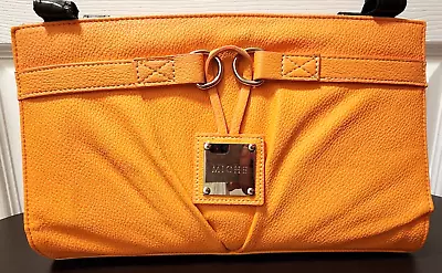 NEW - MICHE - Classic Bag Shell -  Colton  - Orange Faux Leather - Retired • $14.95