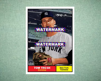 Tom Tresh New York Yankees 1961 Style Custom Baseball Art Card • $5.88