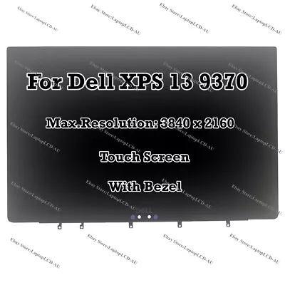 13.3  Dell XPS 13 9370 4K UHD LCD LED Display Touch Screen Digiziter Assembly • $246.18