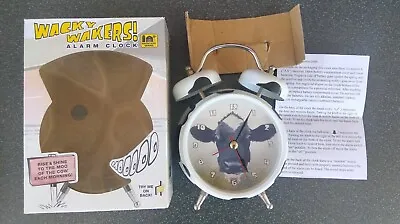 As New Complete Working Wacky Wakers Cow Moo Sound Alarm Clock  Barn Yard Series • $19.27