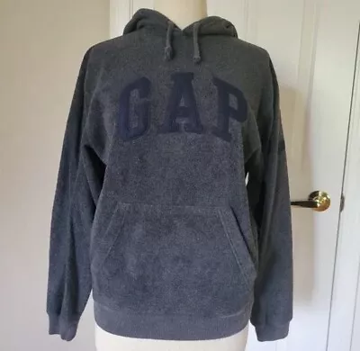 Genuine Vintage 2001 Gap Hoodie Fleece Winter Autumn Y2K 00s Pullover • £13