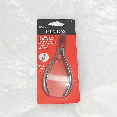 Revlon No-Ricochet Nail Nipper Clipper  Stainless Steel New Pedicure Manicure  • $12