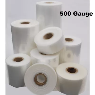 168m Layflat Polythene Poly Tubing Tube Plastic Packaging 500g *ALL SIZES & QTYS • £19.95