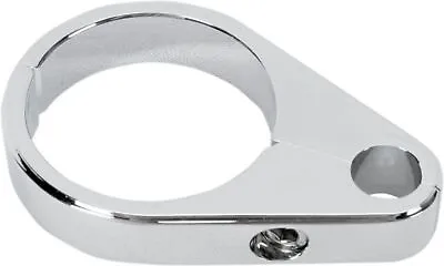 Chrome Cable Clamp For Clutch Cable 1-1/2  Frame/Handlebars On Harley Davidson • $21.95