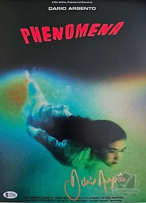 Dario Argento PHENOMENA Signed 11x14 Photo Beckett Certified U17281 • £220