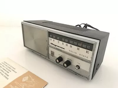 Magnavox Model FM015 Solid State Table Top Radio Works • $19.78