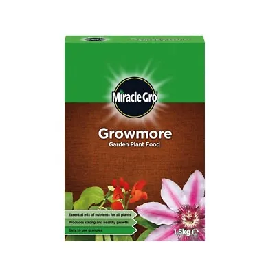 Miracle Gro Growmore All Purpose Enriched Compost Garden Plant Food 1.5Kg CC7947 • £6.98