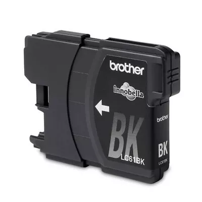 Lc61bk Lc61 Black Ink Cartridge For Brother Mfc-670cd Mfc-6490cw New Sealed • $7.47