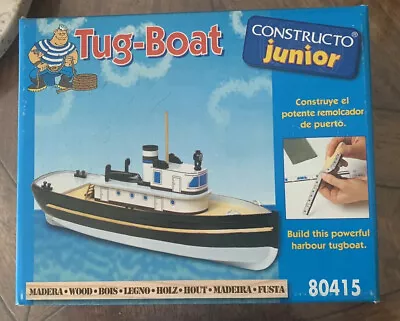 Constructo Junior Tug-Boat  Kit 80415 - Wood Model Kit. NEW . • $49.99