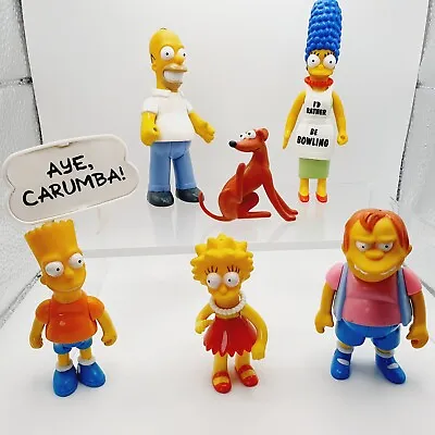 1990 Mattel The Simpsons Action Figure Lot Bundle Toys • £22.99
