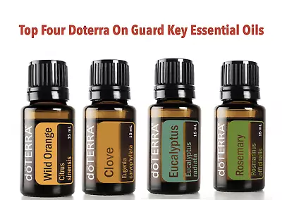 DoTERRA 4 EssentialOil In On Guard Cleanse Protect Family Aromatherapy *FreePost • $99.90