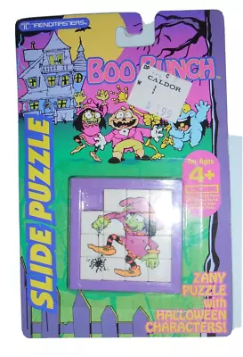 Vintage Trendmasters Halloween Boo Bunch Winnie 1993 Slide Puzzle Caldor NOS • $12.99