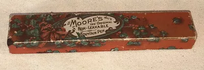 Antique Moore’s Orig. Non-Leakable Fountain Pen Christmas Box W/Orig Paperwork • $39.50