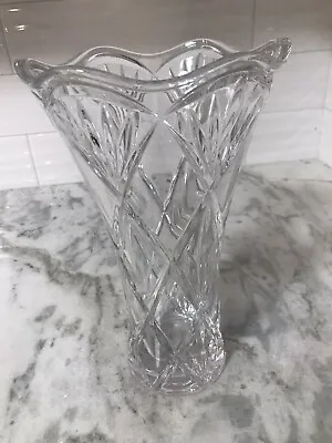 Marquis By Waterford Large Crystal Vase 10 Inch Germany. #495 • $79.99