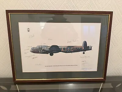 DAMBUSTERS 'WARTIME SURVIVORS Of 617 SQUADRON' Multi-signed Limited Edition B106 • £320