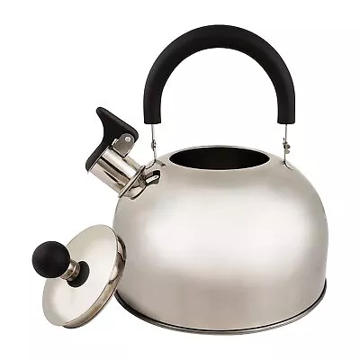 Modern Kettle Whistle Teapot Coffee Kettle Stainless Steel 2.3L For Modern Homes • $105.31