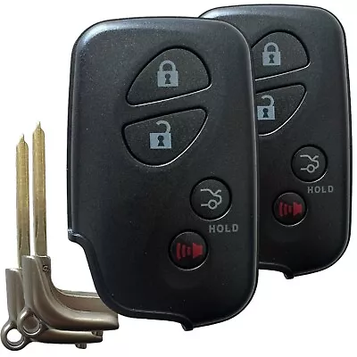 2 For 2010 2011 2012 2013 2014 Lexus LS460 Replacement Remote Smart Key Fob 5290 • $89.95