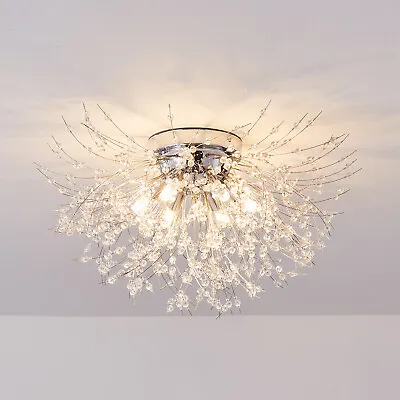 Modern Chandelier Crystal Dandelion Ceiling Light Firework Pendant Lamp Fixture • $48