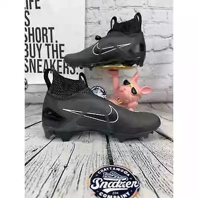 Nike Alpha Menace Elite 3 Mens 18 Black White Football Cleats NFL Boots NEW • $65