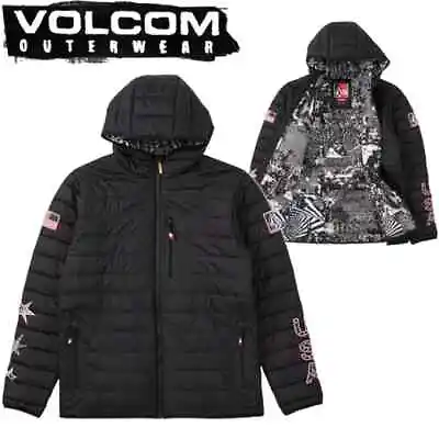 VOLCOM Puff Jacket - MENS XL - Snow USA Snowboard Team USST Puffer - EXTRA LARGE • $85