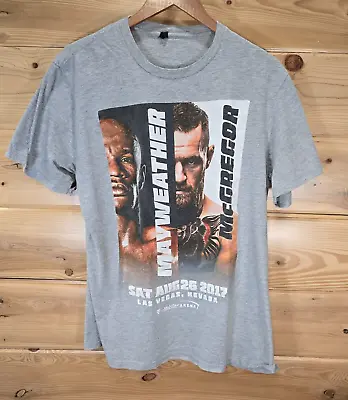 The Money Fight Conor McGregor VS Floyd Mayweather T Shirt Men XL 2017 Boxing • $19.99