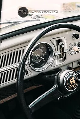 $80 • Buy VW Beetle DEHNE FUEL GAUGE  BEZEL LHD